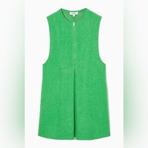 COS Pleated Wool Mini Dress